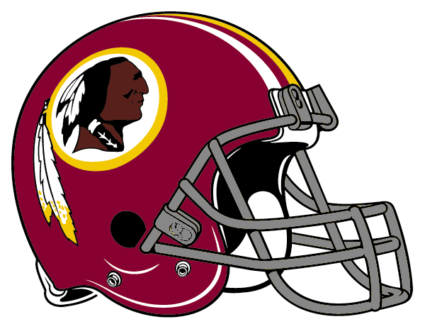Washington Redskins 1972-1977 Helmet iron on transfers for clothing